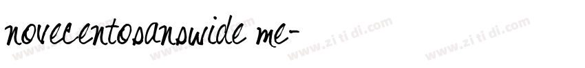 novecentosanswide me字体转换